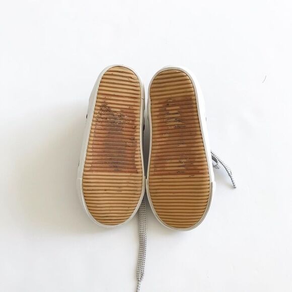 Old Navy gray zip up hi-top sneakers EUC size 9 - Picture 6 of 6